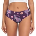 thumbnail image 1 of Balery Snake And Flower Ropa Interior de Algodón para Mujer con Dibujo – Braguitas Cómodas y Elásticas, Estilo Clásico-Small, 1 of 6