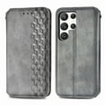 thumbnail image 2 of Dteck Case for Samsung Galaxy S23 Ultra,Magnetic Leather Card Slots Wallet Case Hybrid Rubber Shockproof Kickstand Cover for Galaxy S23 Ultra, Gray, 2 of 5