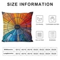 thumbnail image 5 of YINGXI Wheel of Emotions Feelings Throw Pillow CoversThe Wheel of feels Pillowcases Decor for Bed Couch Sofa Therapy Office Living Room Cushion Covers Counselor Physical Therapist Gifts（black） 18x18in, 5 of 5
