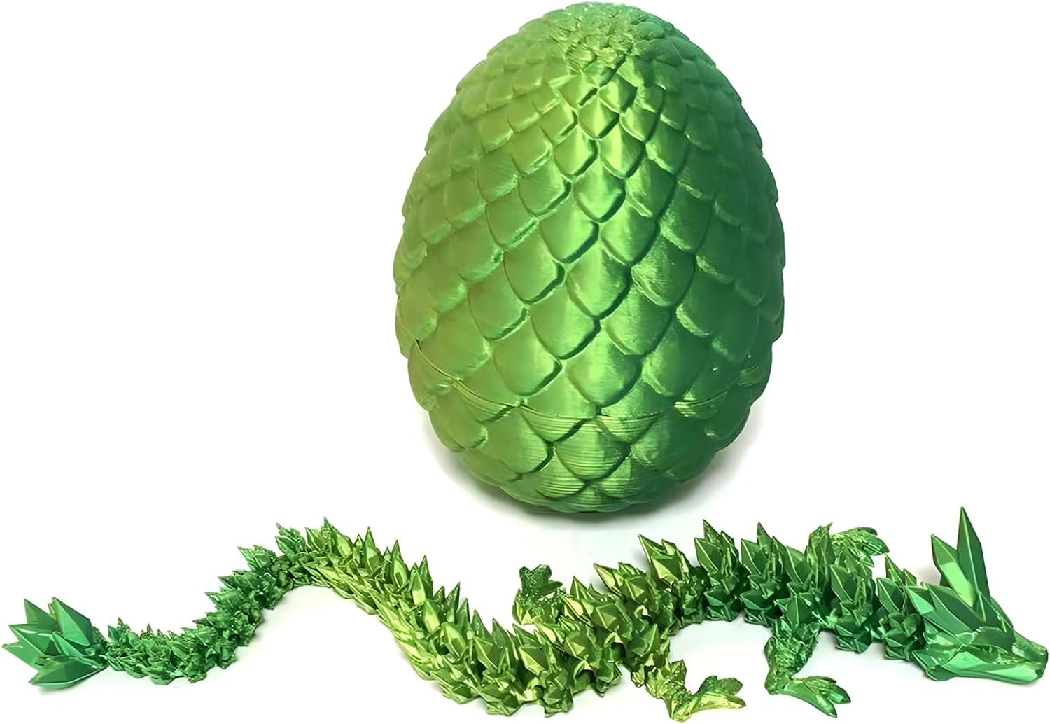 Home Office Desk Decor3D Printed Dragon Egg Crystal 3D Dragon Fidget Toys for Adult Articulated Dragon Egg Surprise Dragon Gifts