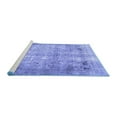 thumbnail image 2 of Ahgly Company Machine Washable Indoor Rectangle Persian Blue Traditional Area Rugs, 6' x 9', 2 of 4