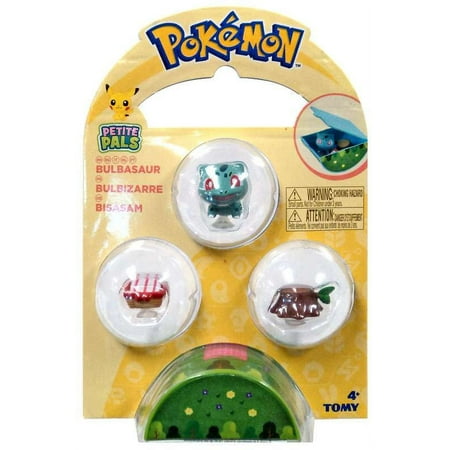 Pokemon Petite Pals Bulbasaur Mini Figure 3-Pack price history on PriceWatchPro
