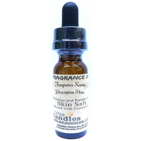 - Mels Candles and More Fairy Dust .5oz/14.75ML Amber Glass DROPPER Bottle of Fragrance Oil with Childproof cap