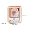 thumbnail image 3 of Ventilador De Nebulización De Escritorio Ventilador de nebulización de escritorio de 2000 mAh Ventilador de enfriamiento de agua de 3 velocidades de 330 ml para dormitorio (naranja), 3 of 7