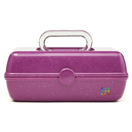 Caboodles Pretty in Petite™ Retro Case, Berry Sparkle