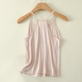 thumbnail image 4 of GA WEIHUA Womens Sleeveless Tank Tops Racerback Workout Yoga Shirts Summer Fashion Going Out Camisoles Spaghetti Strap T Shirts(Beige,L), 4 of 5
