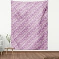 thumbnail image 4 of Ambesonne Geometric Fabric by the Yard Upholstery, Contemporary Triangle Art, 2 Yards, Pale Purple Rose Mauve, 4 of 5