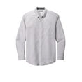 thumbnail image 3 of Port Authority W657 SuperPro Oxford Stripe Shirt, Black/ White, 2XL, 3 of 4