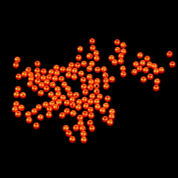 150 Uds de Plástico para Pesca Macarena Señuelos de pesca Naranja 4mm