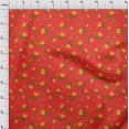 thumbnail image 4 of oneOone Georgette Viscose Red Fabric Kawai Craft Projects Decor Fabric Printed By The Yard 42 Inch Wide-R2, 4 of 5