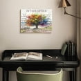 thumbnail image 4 of Vintage In This Office Wall Decor Positive Quotes Poster Colorful Tree Canvas Prints Motivational Wall Art for Home Office Workplace Desk Decoration Aesthetic Framed Inspiring Gifts 12x16inch, 4 of 6