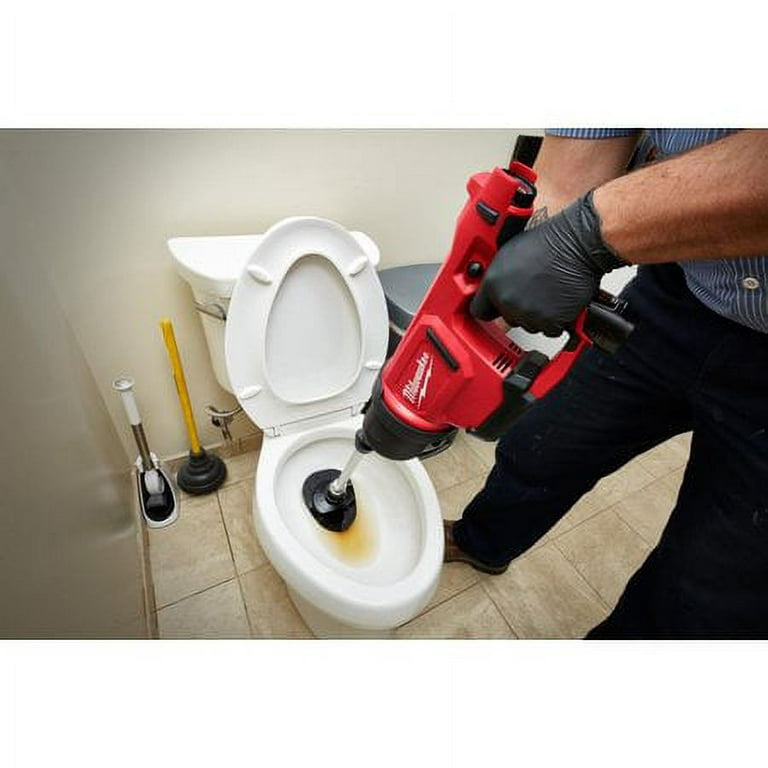 AS-IS Milwaukee Cordless Auger Snake Drain Cleaning Kit