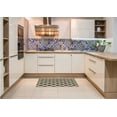 thumbnail image 6 of Ahgly Company Machine Washable Indoor Square Transitional Deep Peach Orange Area Rugs, 4' Square, 6 of 7