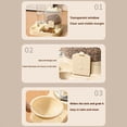 thumbnail image 5 of 2-in-1 Gravity Pet Feeder & Water Dispenser for Cats & Small Dogs, Automatic Food Storage with Anti-Slip Base, Easy Clean, 5 of 9