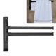thumbnail image 5 of Hardware de Baña, Toallas Material de aluminio de Acabado Negro Montado en la Pared de Pared Para El Baña, 5 of 7