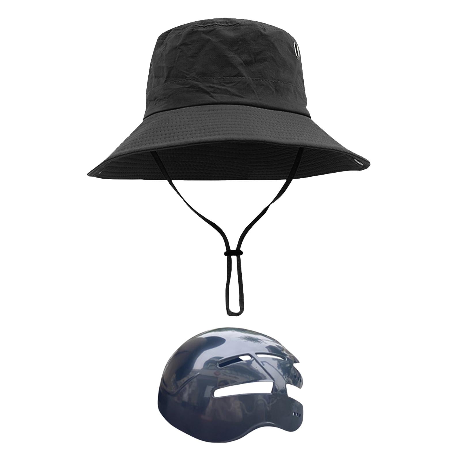 koolsoo Bucket Hat with Strings Breathable Sun Hat with Strap for