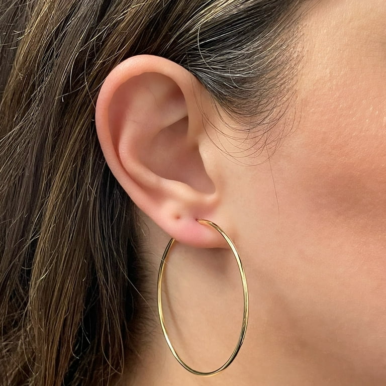 Everlasting gold hoop earrings new arrivals