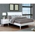 thumbnail image 6 of FOA Belkor 2-Piece White Solid Wood Bedroom Set - King + Nightstand, 6 of 9