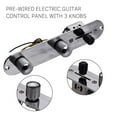 thumbnail image 4 of OUSITAID Guitar TL Control Plate Panel & Knobs Replacement for Style Guitar Silver, 4 of 4