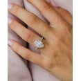 thumbnail image 2 of 2.00 Cts Marquise Moissanite Diamond Engagement Ring / 18k White Gold Plated Anniversary Ring/ Wedding Ring / Dainty Ring / Promise Ring, 2 of 4