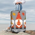 thumbnail image 7 of Fuzoiu Hello Fall Gnomes Print Suitcase Cover,Washable Luggage Covers for Suitcase,Elastic Luggage Protector Cover,Scratch Resistant Travel Suitcase Covers-X-Large, 7 of 7