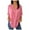 r-836Red182, variant on Womens Blouse Solid Color Short Sleeve V-Neck Button Split Shirt Comfortable Leisure Womens Blouses