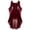 Red, variant on Halloween Renaissance Gothic Court Dress Costumes Featuring Cold Shoulder Neckline, Flutter Sleeves, Irregular Hem, and Solid Color Lace Up Steampunk