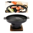 thumbnail image 3 of Japanese Style barbecue Smokeless Roasting Meat Utensil - Stripes, 3 of 8