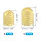 thumbnail image 2 of Dedal, protector de dedos para costura a mano, herramientas de costura DIY, dorado, 2 tamaños, 8 piezas, 2 of 6