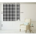 thumbnail image 6 of Ambesonne Abstract Peel & Stick Wallpaper for Home, British Tartan Pattern, 13"x72", White Black, 6 of 6