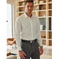 thumbnail image 2 of COOFANDY Men's Dress Shirts Solid Long Sleeve Stretch Wrinkle-Free Formal Shirt Business Casual Button Down Shirts, 2 of 6