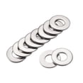thumbnail image 1 of Unique Bargains #10 Rondelle Plate en Acier Inoxydable 304 pour Vis et Boulon 100 Pcs, 1 of 5