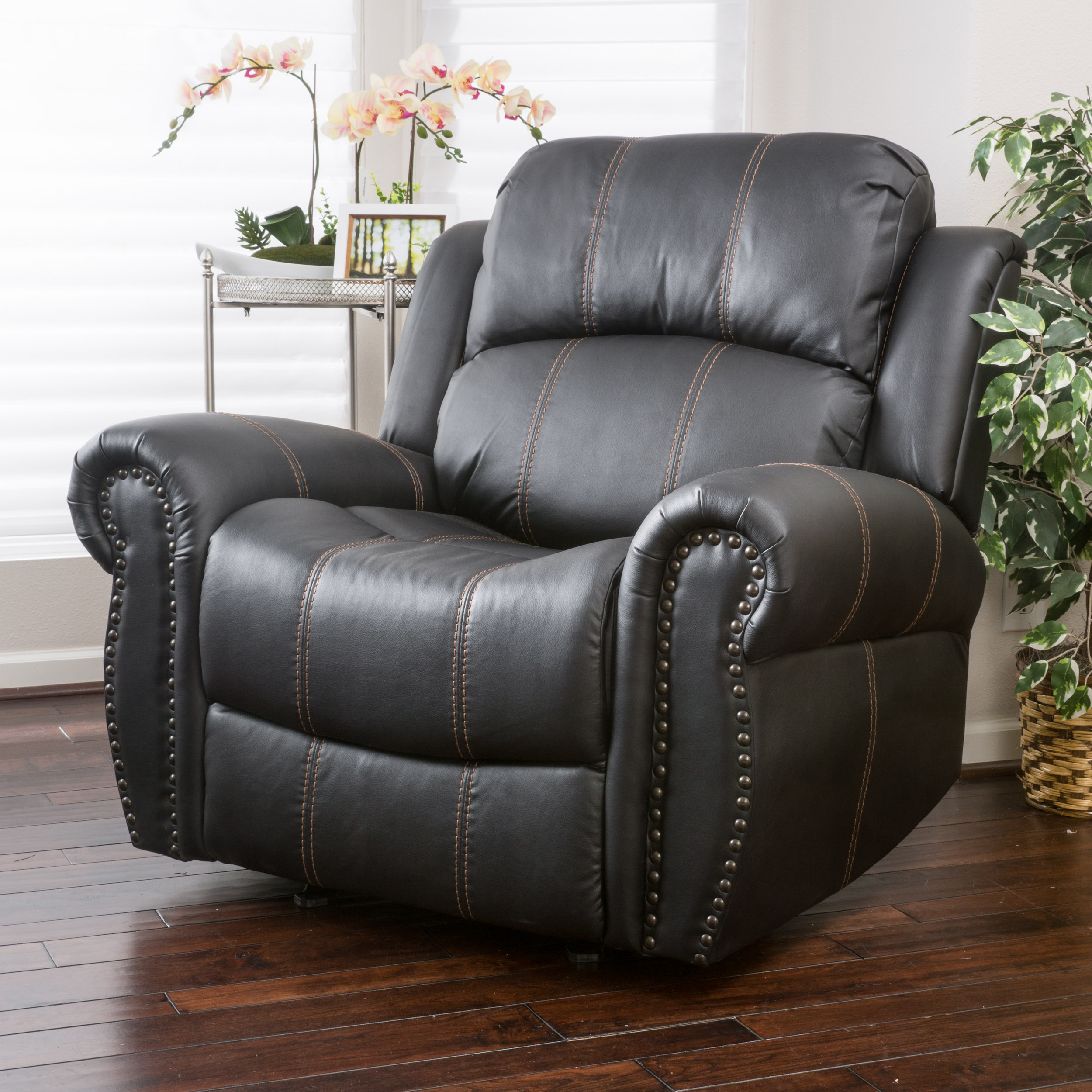 Nailhead shop trim recliner