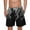 Gray, variant on UVEASISHA Men Swimming Trunks with Compression Liner Quick Dry Lightweight Swim Shorts with Pockets Summer Beach Short Pants Army Green XXL