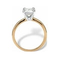 thumbnail image 2 of PalmBeach Jewelry Round Cubic Zirconia Engagement Ring 2.00ct t.w, 18K Gold-Plated, 2 of 6