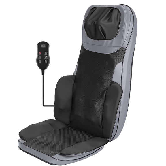 Shiatsu Neck Back Massager With Heat Full Body 3D Kneading Massage Chair Pad Multifunctional Massage Pad for Home Office