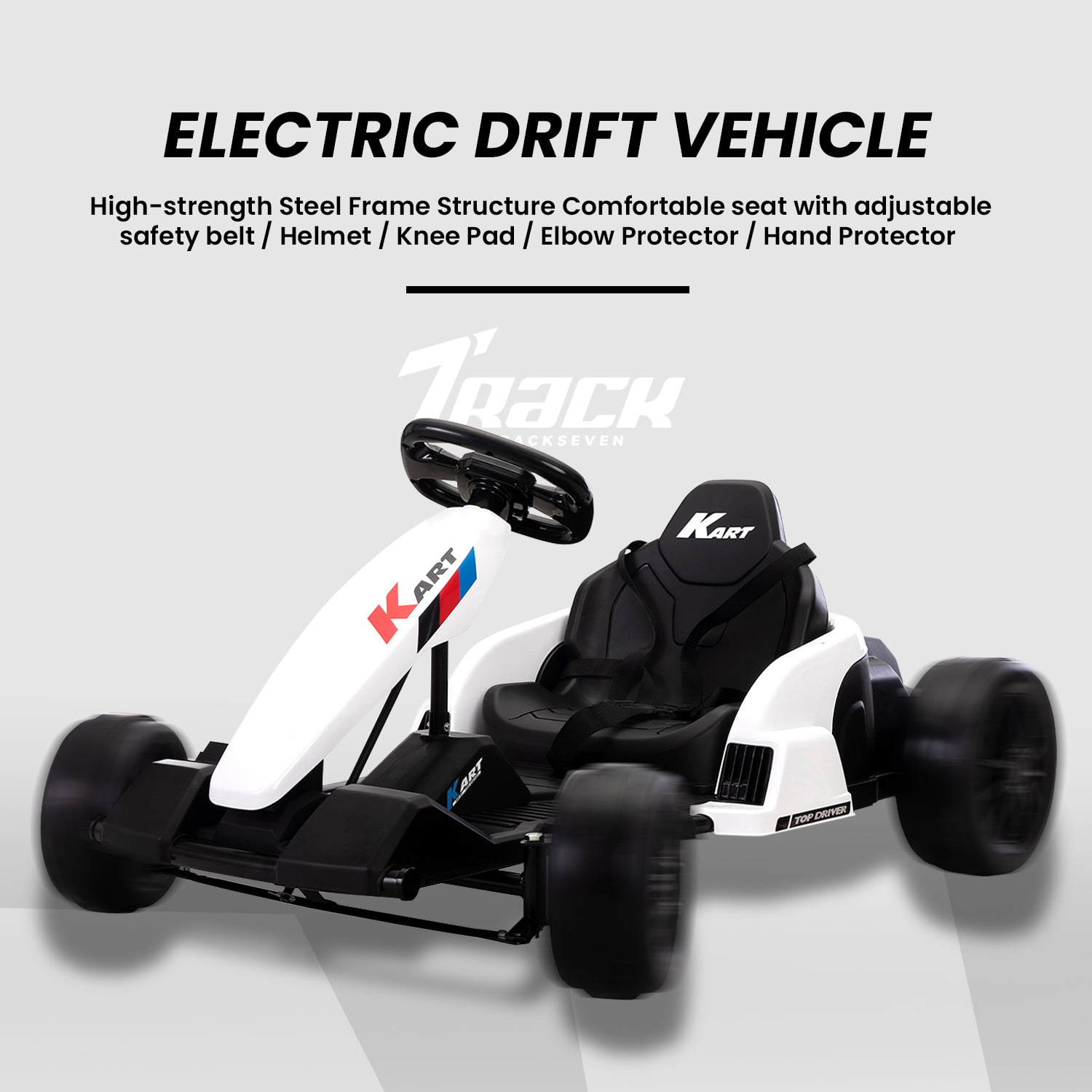  YOFE 24V Electric Go Kart for Kids, Drift Racing Go Kart,8MPH  Max,132lbs W. Capacity,Licensed Mclaren Battery Powered Ride on Car with 2  Speeds for Kids Ages 6 and Older : Toys