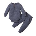 thumbnail image 1 of Kmbangi Babies Clothes Set, Camouflage Printed Pattern Romper and Pants, 1 of 10