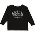 thumbnail image 3 of Inktastic Bible Study Best Medicine WHT Girls Long Sleeve Toddler T-Shirt, 3 of 5
