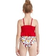 thumbnail image 3 of Nituyy Parent-Child Bikini Set Ruffle Camisole and Panty Swimsuit Summer, 3 of 6