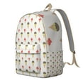 thumbnail image 2 of Sweet Treats Ice Cream Food Pattern Travel Backpack, Lightweight School Bag with Anti-theft Features for Commuting and Outdoor Activities, 2 of 4
