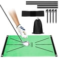thumbnail image 1 of Golf Training Mat Swing Detection Batting Practice Aid Game Hitting Grass Pad Garden Backyard, 1 of 8