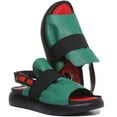 thumbnail image 5 of JUSTINREESS Esme Women's Side Buckle Open Toe Sandal In Green Size 8.5, 5 of 6