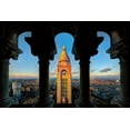 thumbnail image 2 of Steve Mohlenkamp 18x13 White Modern Wood Framed Museum Art Print Titled - Paris-France-skyline with Eiffel Tower from the screecher dome balcony, 2 of 4