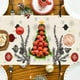 thumbnail image 5 of Camino de Mesa Navideño de 33 X 183 Cm | Decoración Navideña de Poliéster Multicolor | Diseño de Copos de Nieve y Árboles Invernales | Decoración Duradera y Lavable para Fiestas En La Cocina, 5 of 6