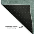 thumbnail image 5 of Addison Rugs Mayfield Premium Machine Washable Transitional Coastal Teal Rectangle Rug, 10' X 14' Machine Washable Transitional Coastal Teal Oversized Sherpa Throw Blanket, 5 of 6