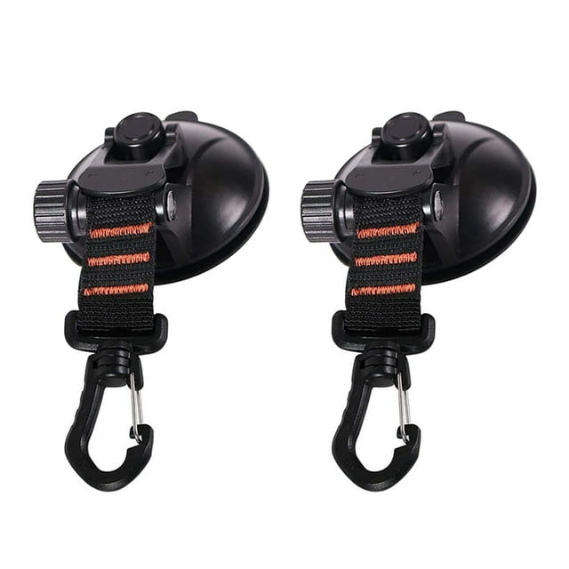 BRIGHTFUFU 2Pcs Multifunctional Suction Cup Hooks Heavy Duty for Hanging in Kitchen and Bathroom Assorted Color