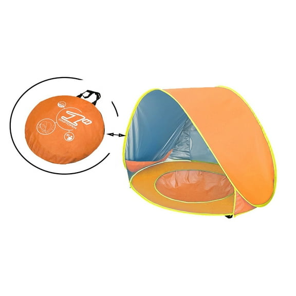 1pcs Tent Playhouse,Imaginative Play Popup Tent for Indoor/Outdoor Fun,Perfect Gift,Orange