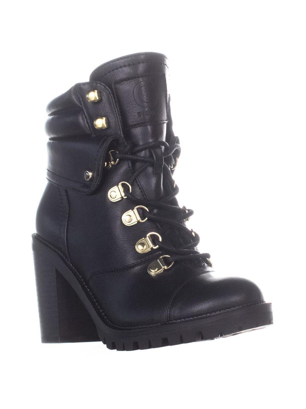 Womens G By Guess Jollyn Lace Up Ankle Boots, Black - Walmart.com