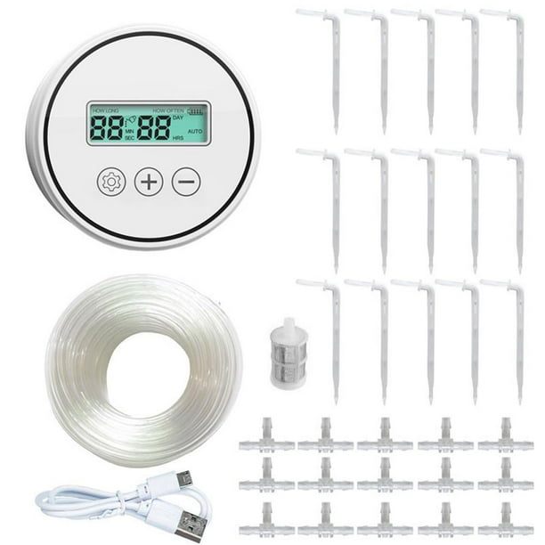Dispositivo De Riego De Plantas En Maceta, Controlador De Temporizador Inteligente Controlado A Distancia, Temporizador De Riego Automático 15 Macetas, sonducket HA042837-01